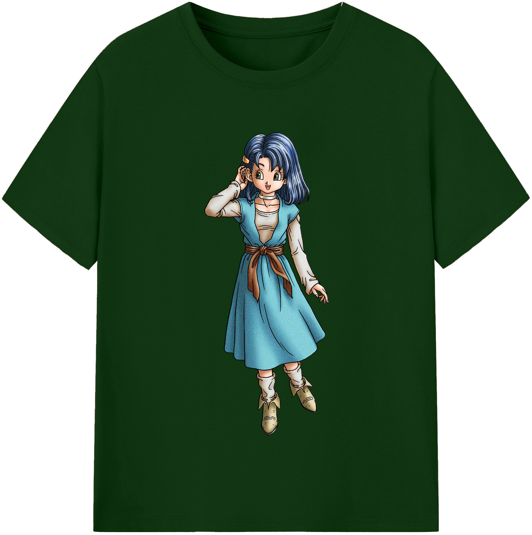 （画像用） ドラゴンクエスト Doragon Kuesuto Dragon Quest 綿100％半袖Tシャツ（フロントプリント）